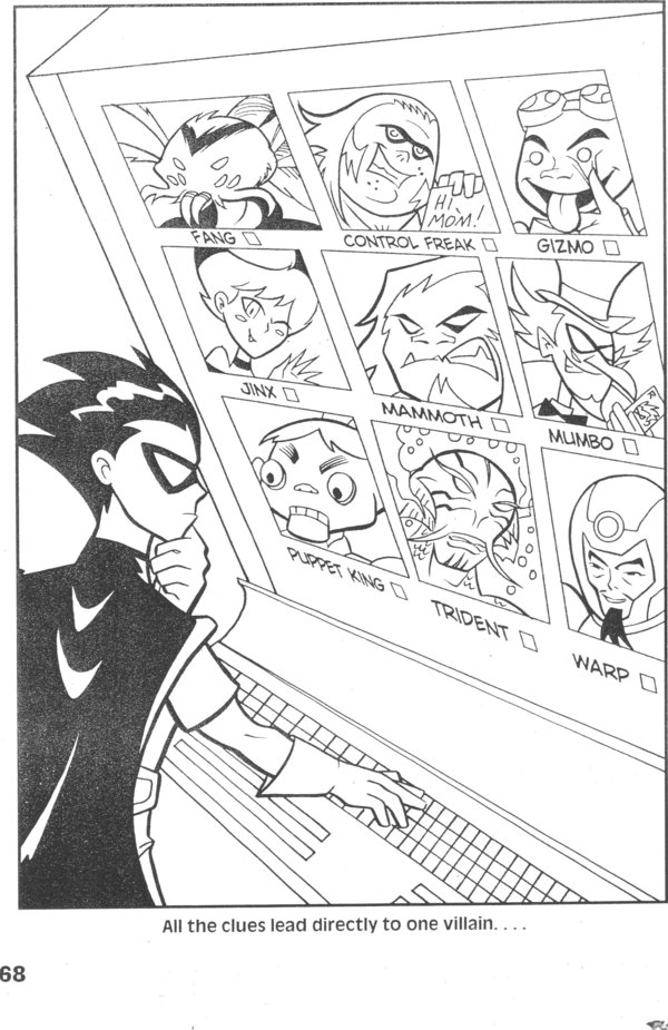 Robin e i nemici disegni da colorare gratis