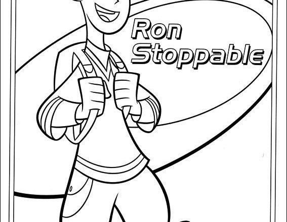 Ron Stoppable 2 disegni da colorare gratis