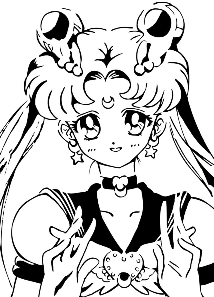 Sailor Moon disegni da stampare gratis