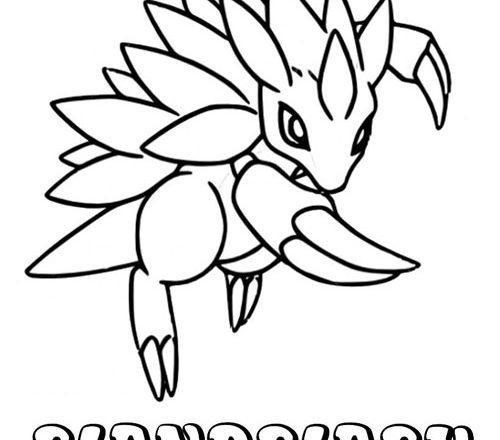 Sandslash Pokemon disegno da colorare