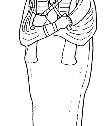 Sarcofago disegni da colorare gratis Antico Egitto (1)