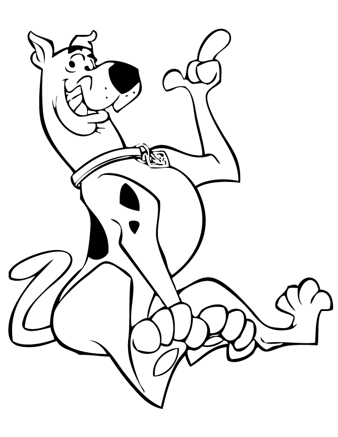 Scooby Doo idea disegno da colorare bambini