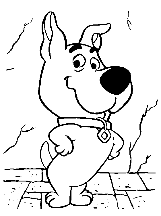 Scrappy Doo disegno da colorare del cartone animato Scooby Doo