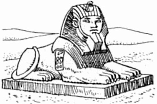 Sfinge egizia disegni da colorare gratis (2)