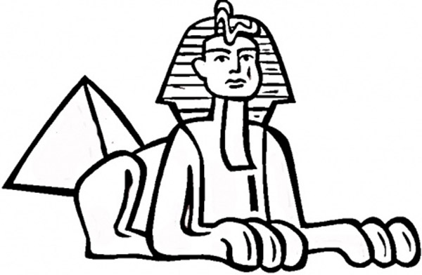 Sfinge egizia disegni da colorare gratis (3)