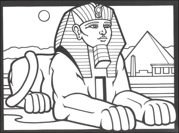 Sfinge egizia disegni da colorare gratis (5)