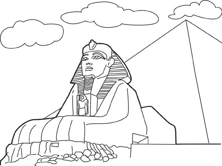 Sfinge egizia disegni da colorare gratis (8)