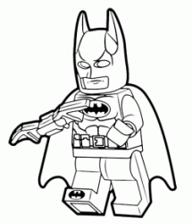 Stampa e colora Lego Batman