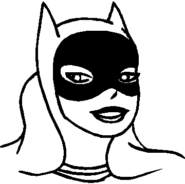 Stampa e colora gratis Batgirl (2)