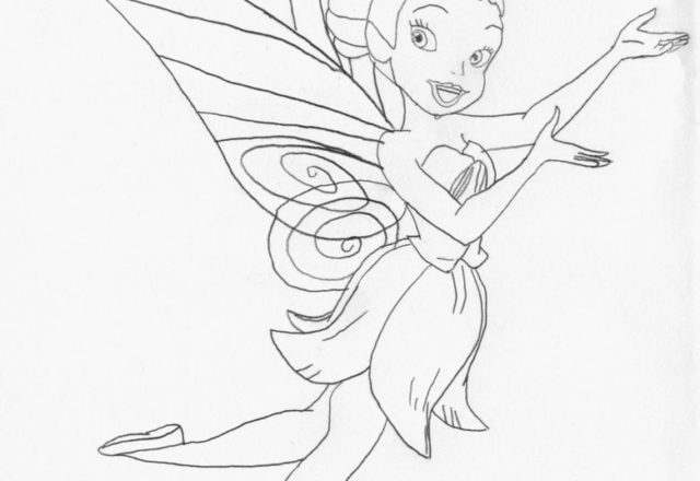 Stampa e colora gratis Iridessa Disney Fairy
