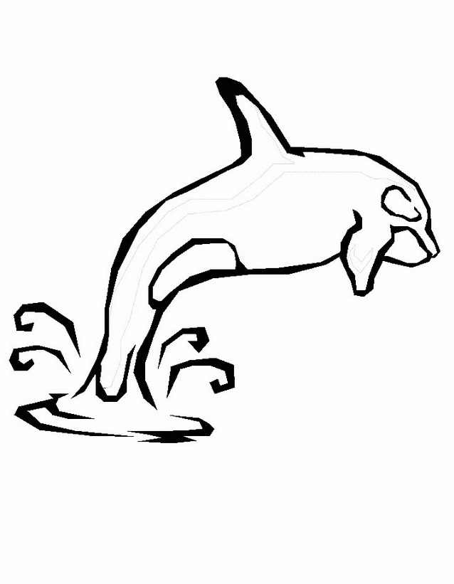 Stampa e colora gratis i delfini categoria animali