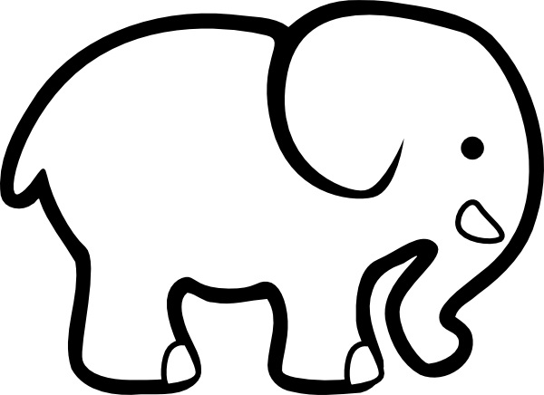 Stampa e colora l’ elefante