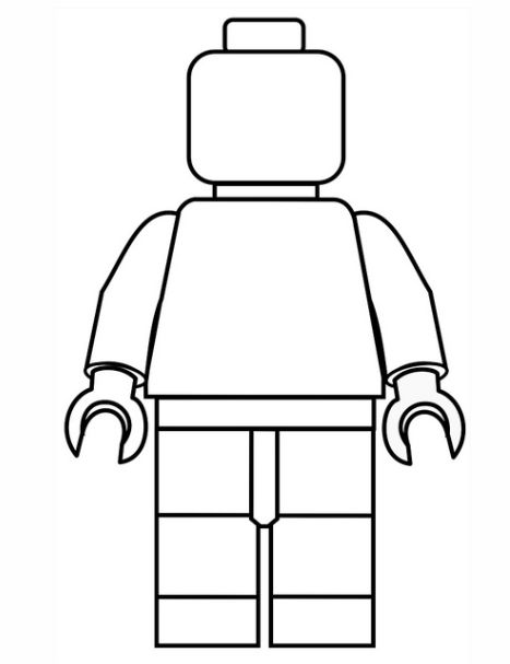 Template LEGO da stampare e da colorare (1)