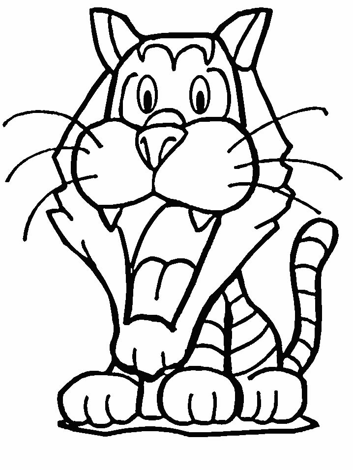 Tigre cartone animato disegni per bambini