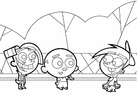 Timmy e i suoi amici disegni da colorare gratis