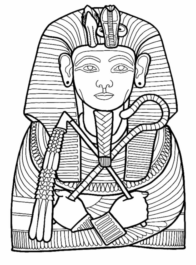 Tutankhamon disegni da colorare gratis (5)