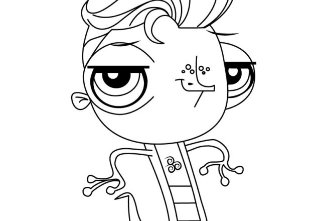 Vinny geco personaggio Littlest Pet Shop disegno
