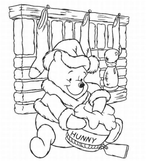 Winnie The Pooh e l’ Epifania disegni da colorare