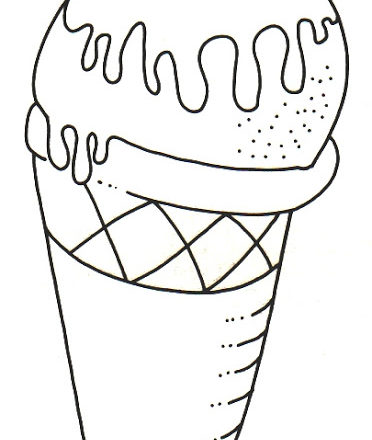 buonissimo gelato da colorare disegni per bambini