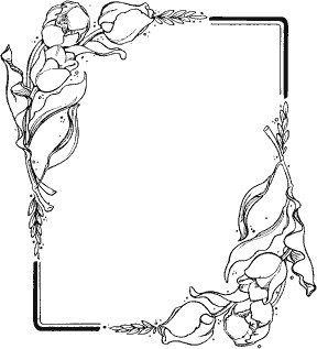 cornice tulipani1 disegno da colorare gratis