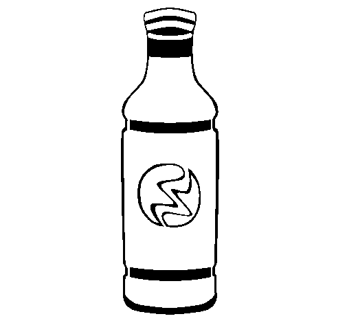 disegni da colorare bibita in bottiglia
