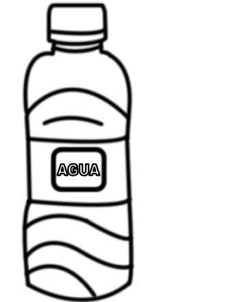 disegni da colorare bottiglietta di acqua