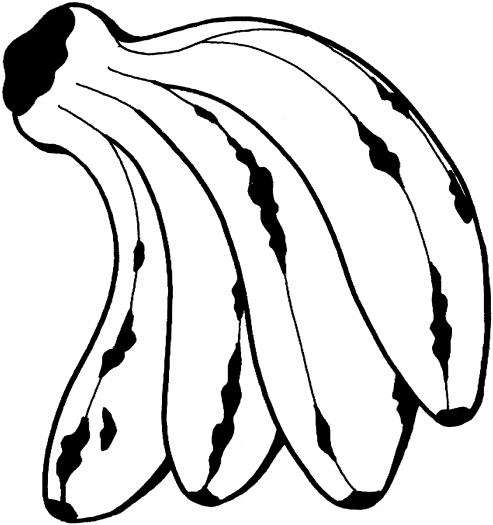 disegni da colorare casco di banane