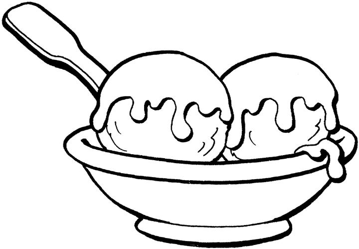 disegni da colorare coppa gelato due gusti