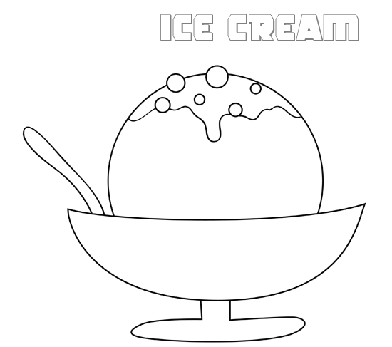 disegni da colorare gelato ice cream