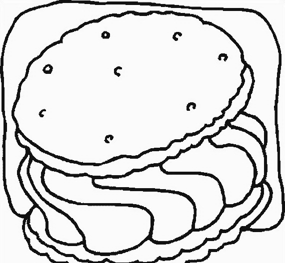 disegni da colorare hamburger