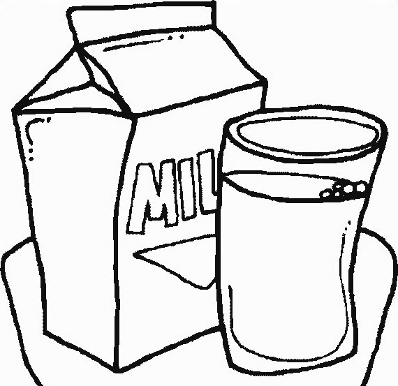 disegni da colorare latte per bambini