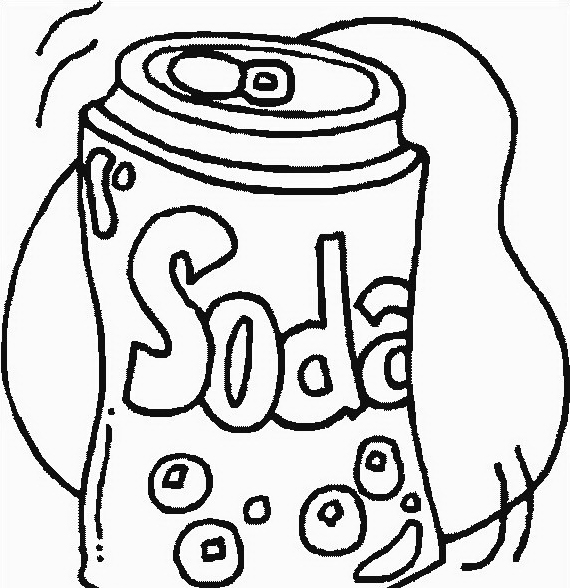 disegni da colorare lattina di soda per bambini