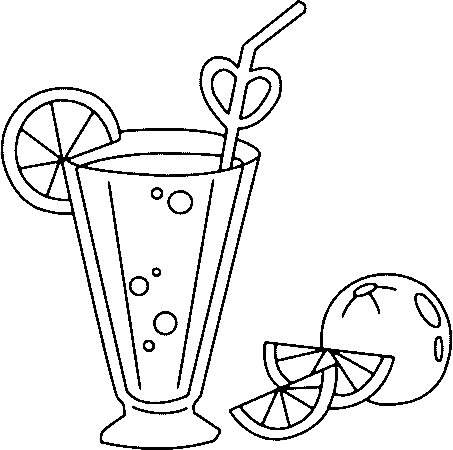 disegni da colorare limonata ghiacciata