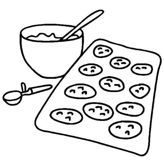 disegni da colorare muffin