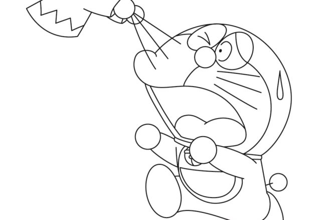disegni da colorare per bambini doraemon-01