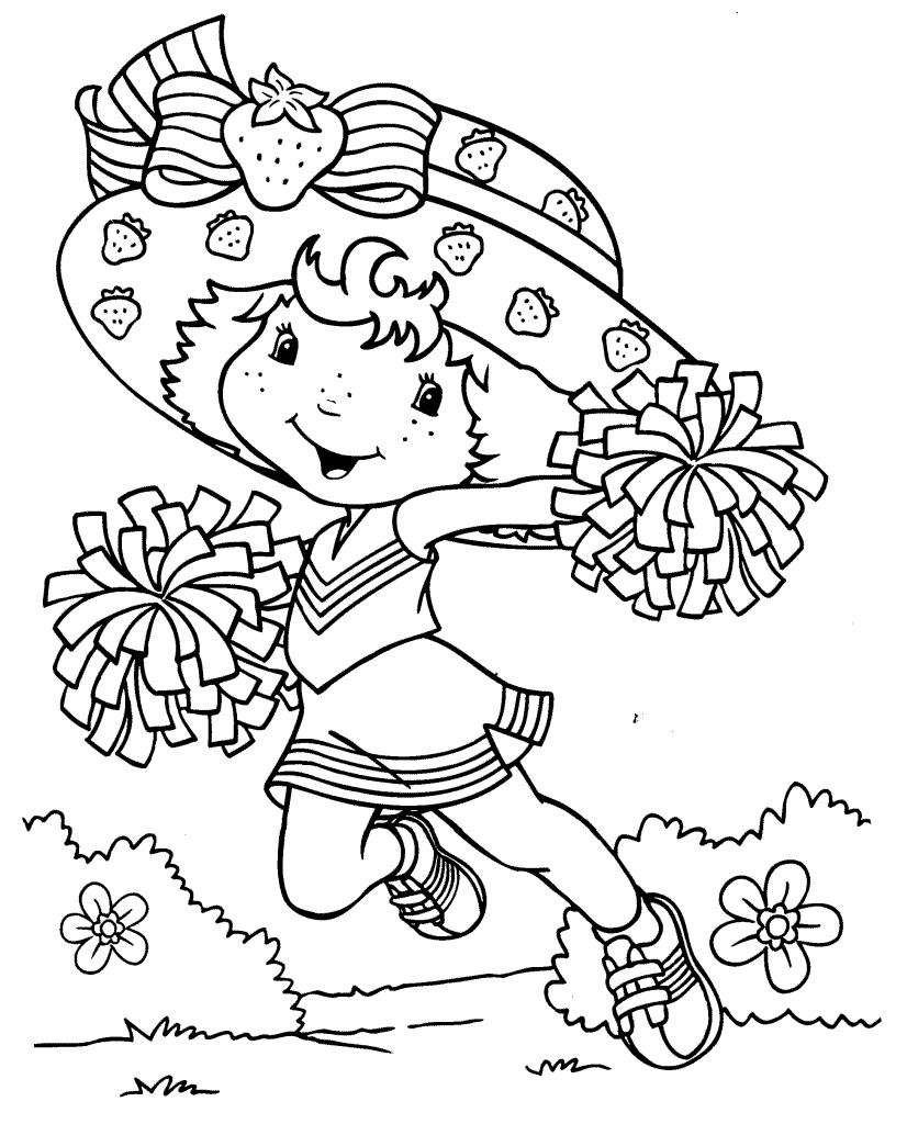 disegni da colorare per bambini fragolina dolcecuore pon pon
