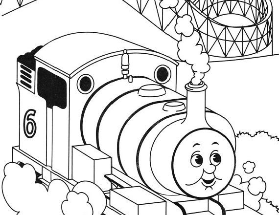 disegni da colorare per bambini thomas il trenino