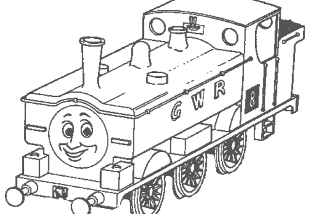disegni da colorare per bambini thomas il trenino e i suoi amici