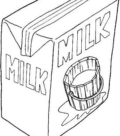 disegni da colorare pr bambini latte