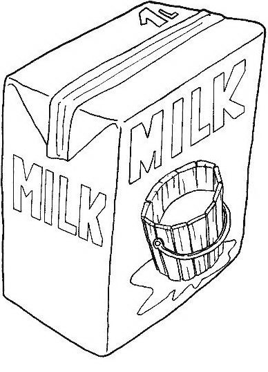 disegni da colorare pr bambini latte