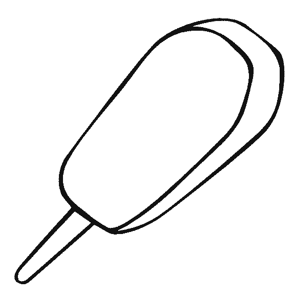 disegni da colorare stecco di gelato