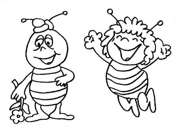 disegni per bambini ape maia e willy felici