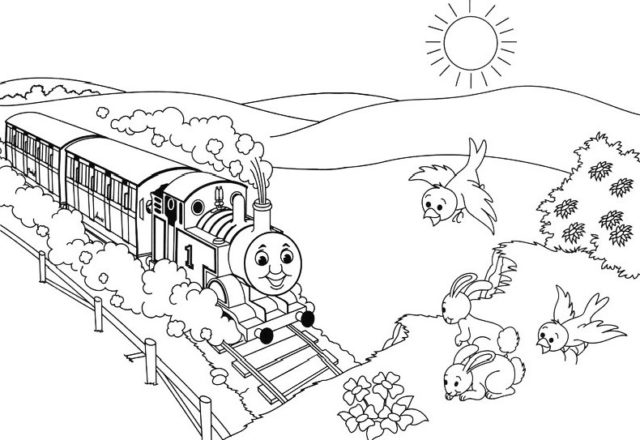 disegni per bambini thomas il trenino
