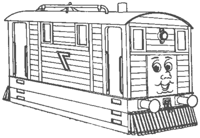 disegni per bambini toby thomas il trenino da colorare gratis