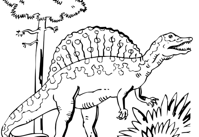 disegni_da_colorare_dimetrodone_dinosauro_con_la_cresta