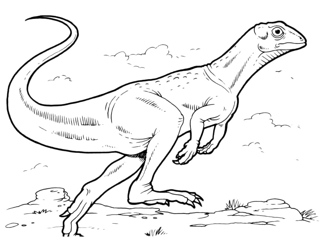 disegni_da_colorare_dinosauro_fulgurotherium_corre