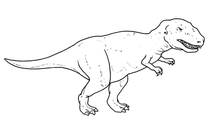 disegni_da_colorare_per_bambini_tyrannosaurus