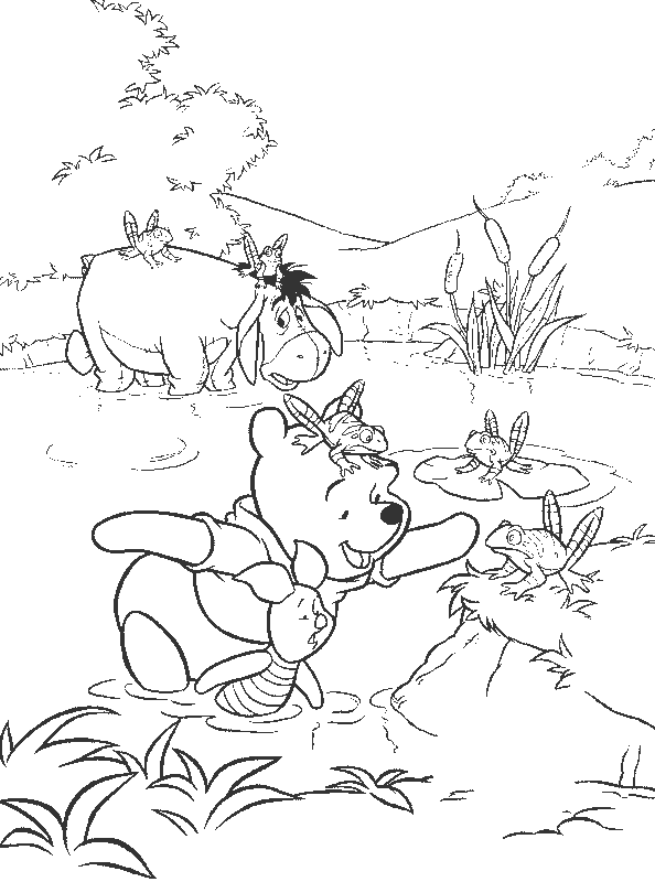 disegni_da_colorare_winnie_the_pooh_nello_stagno