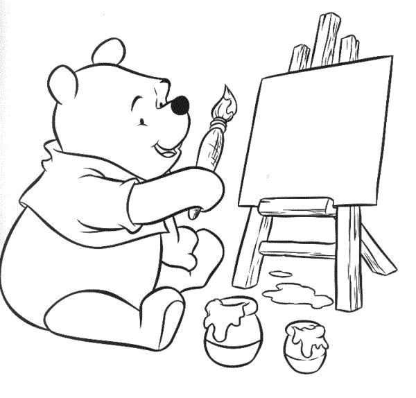 disegni_da_colorare_winnie_the_pooh_pittore