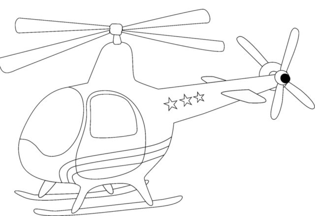 elicottero_con_tre_stelle_disegno_da_colorare